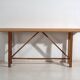 Antique Japanese work table in solid wood – wabi sabi console – Taishō–Showa period (c. 1910–1950)