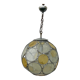 Suspension globe vitrail vintage 1970-80