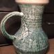 Ceramic pitcher Accolay cracked green