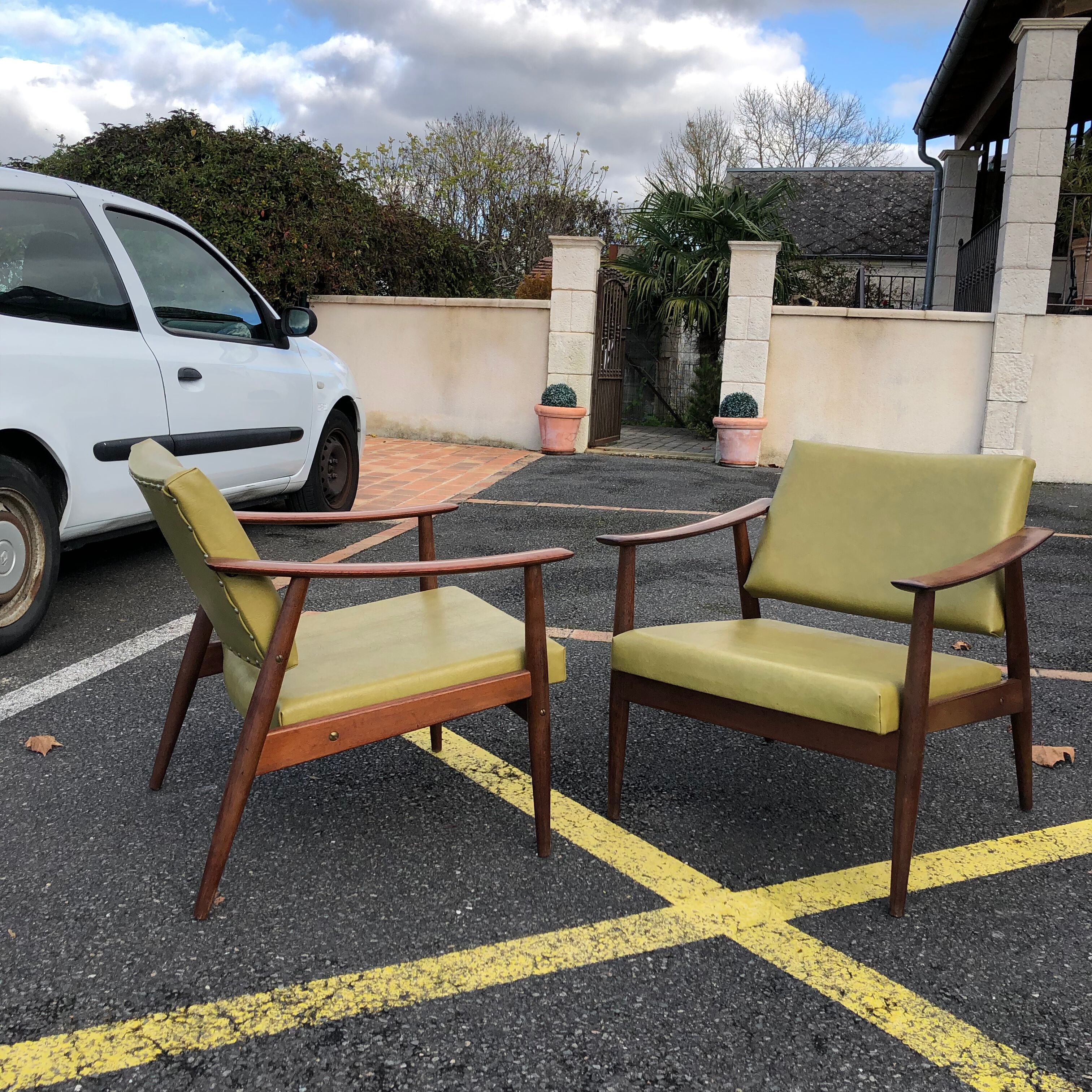 Set of two Danish armchairs 1960