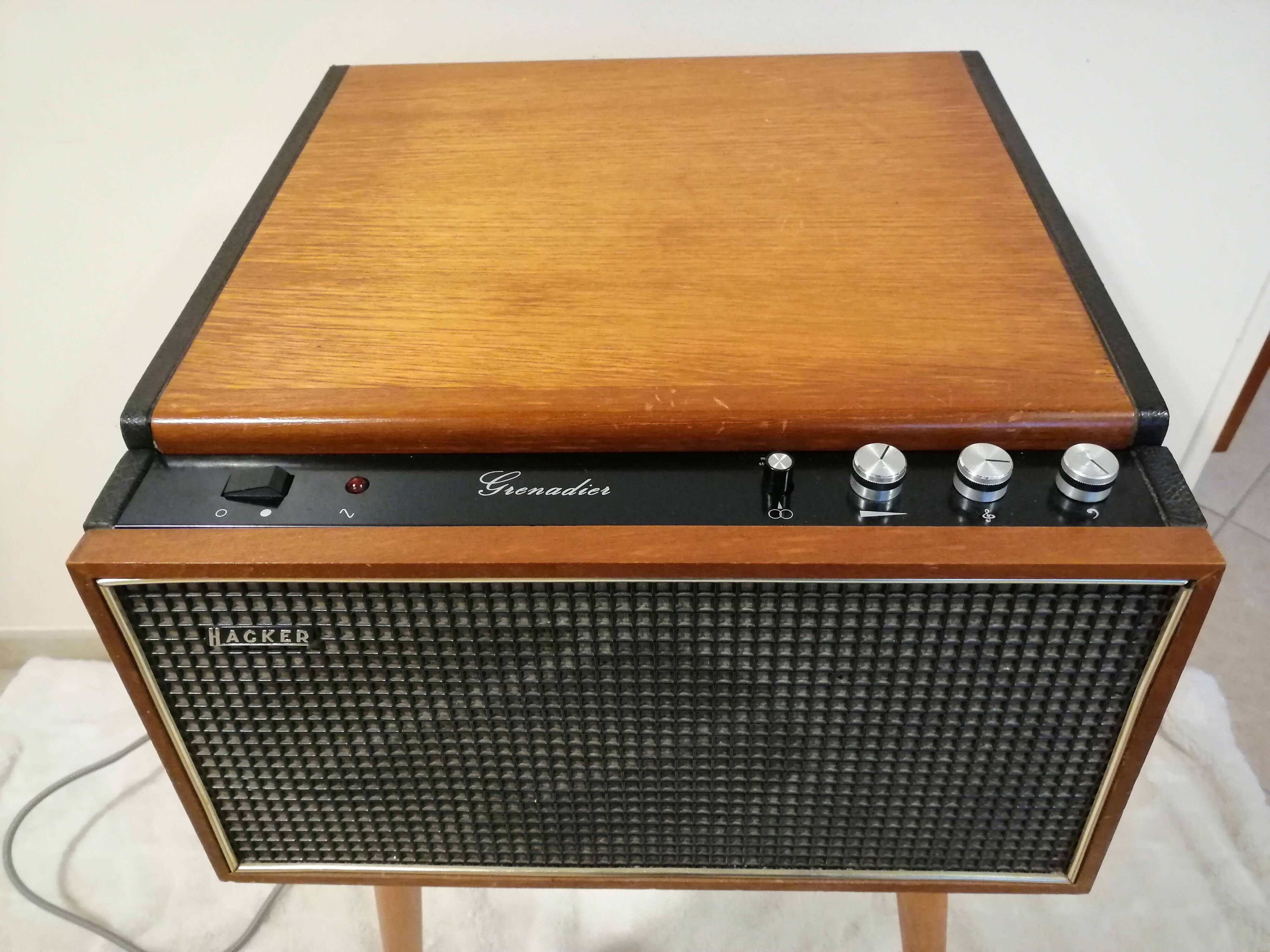 Grenadier hi-fi furniture with Garrard Platinum