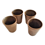 Digoin stoneware cups 1 set of 4 pieces