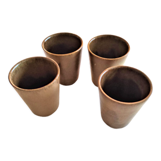 Digoin stoneware cups 1 set of 4 pieces