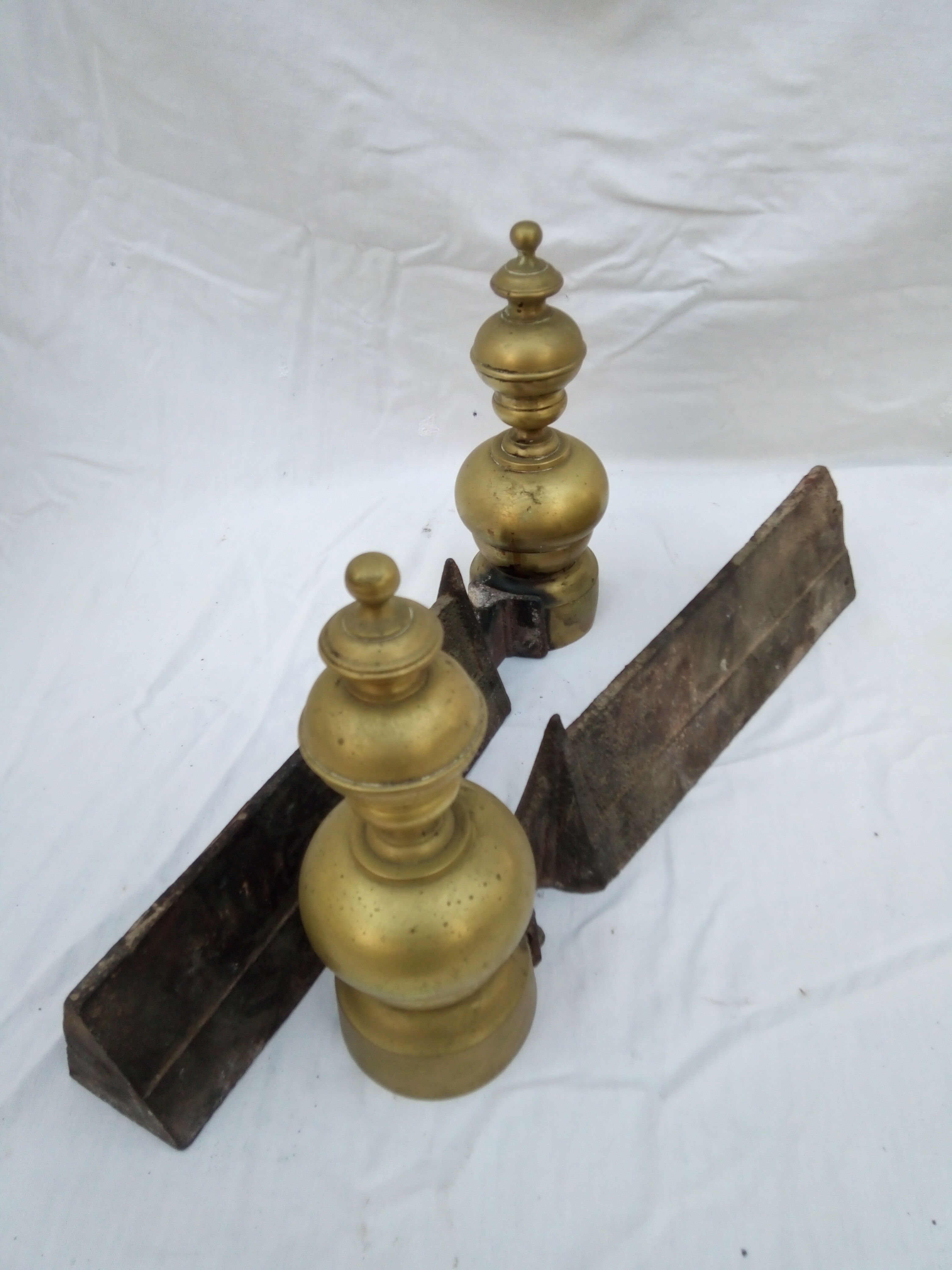 Pair of Louis Philippe period bronze channels