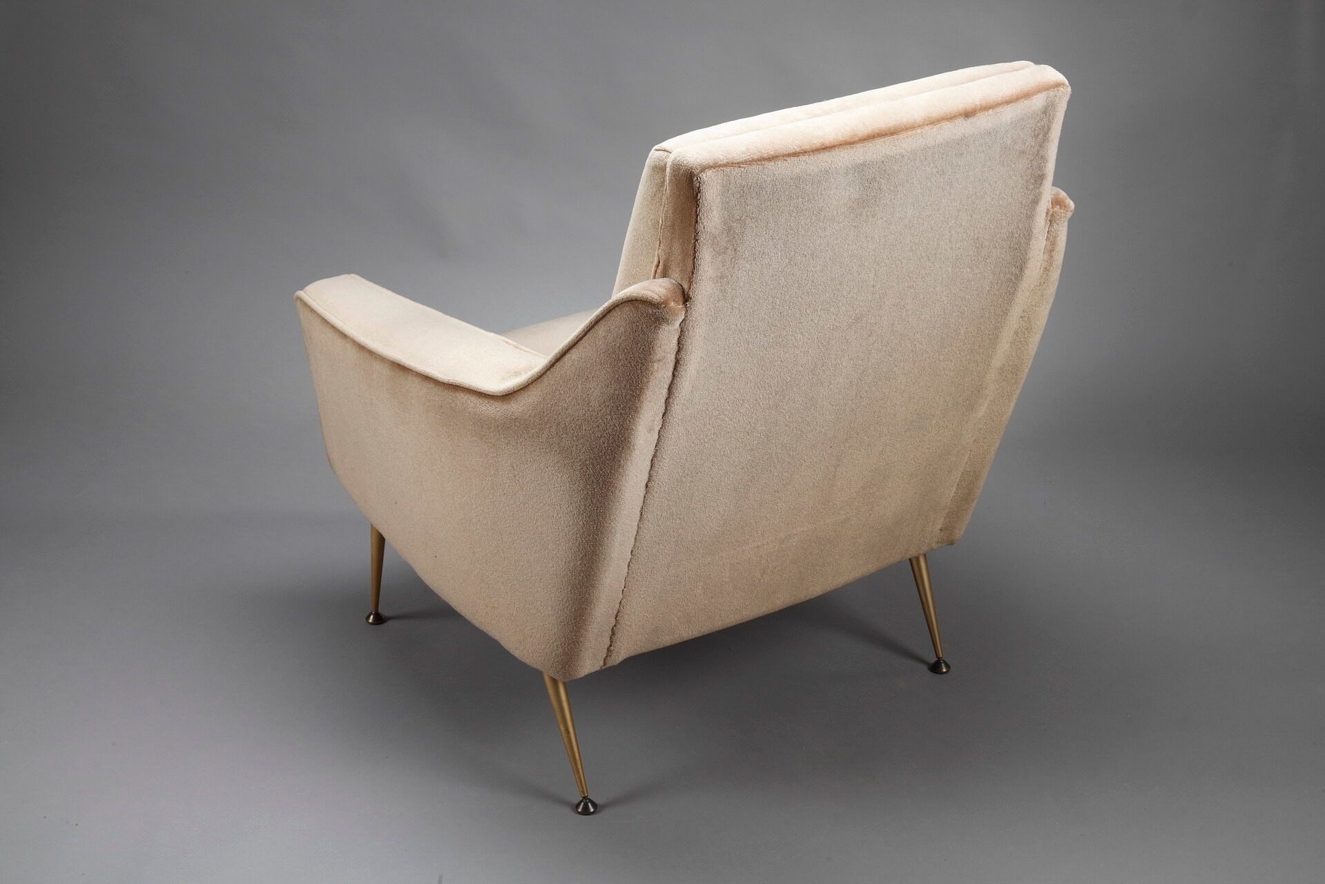 Pair of velvet chairs from the 50s