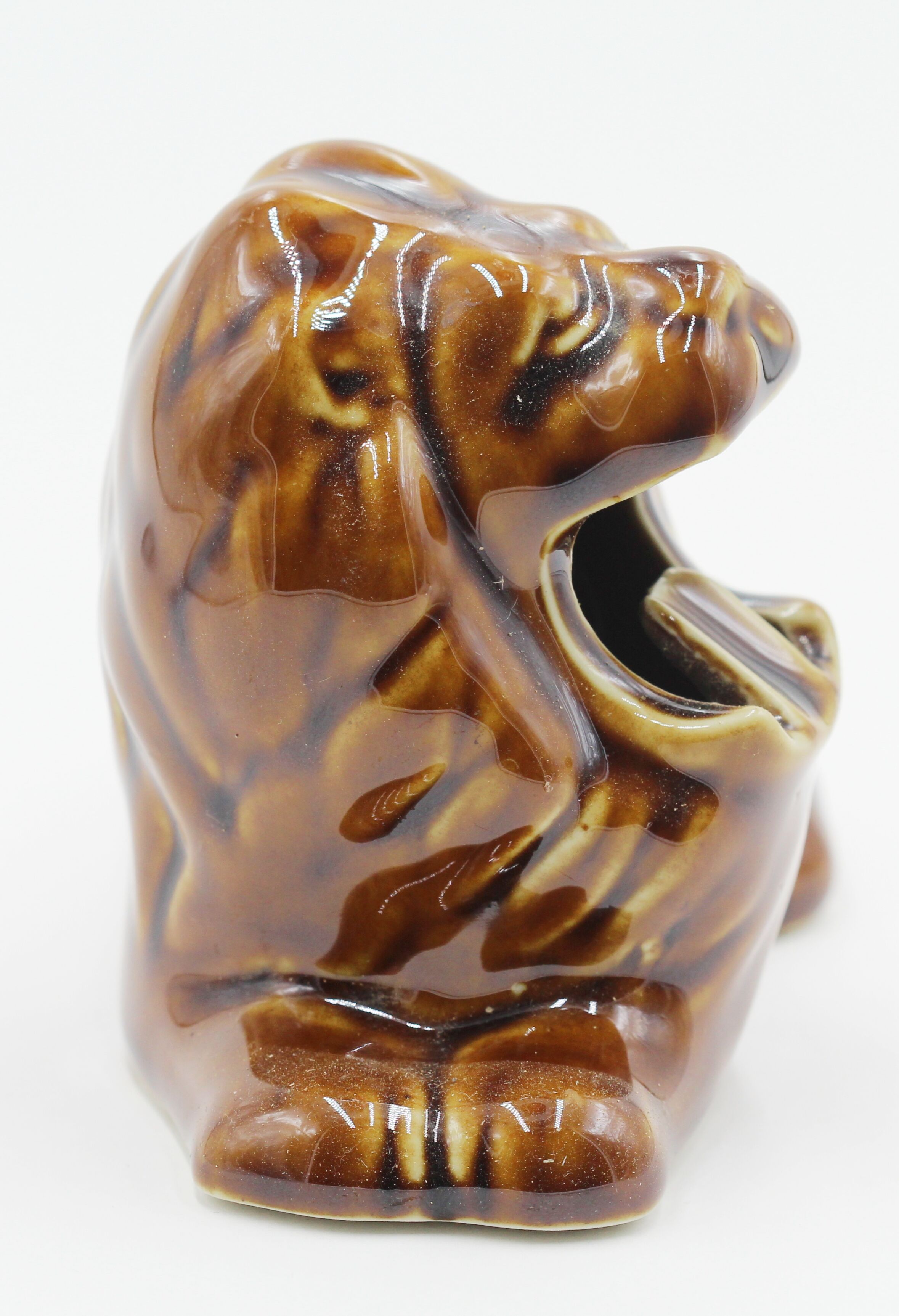 Cendrier lion céramique