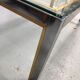 Coffee table chrome brass