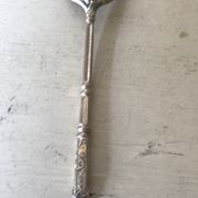 Series of 6 small spoons to mocha metal silver brand sfam russian décor