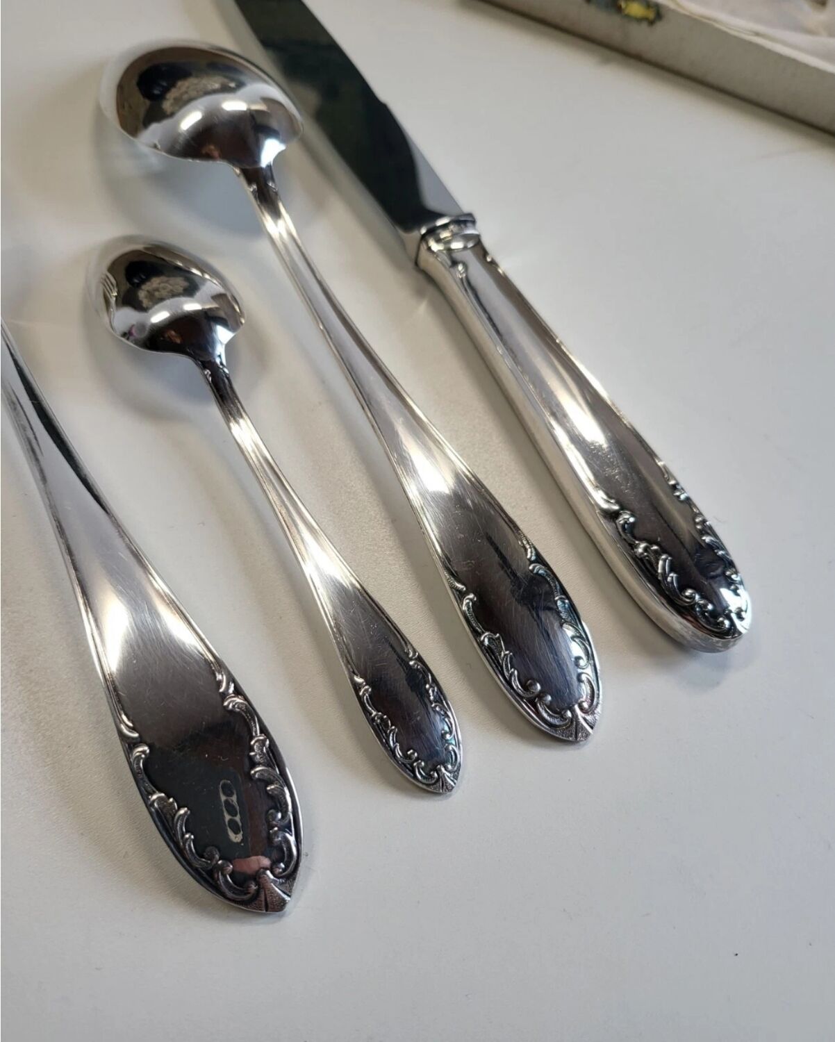 4-Piece Flatware Set, Liberty Silver-Plated Metal