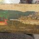 Peinture sur bois paysage première moitié du XXe siècle