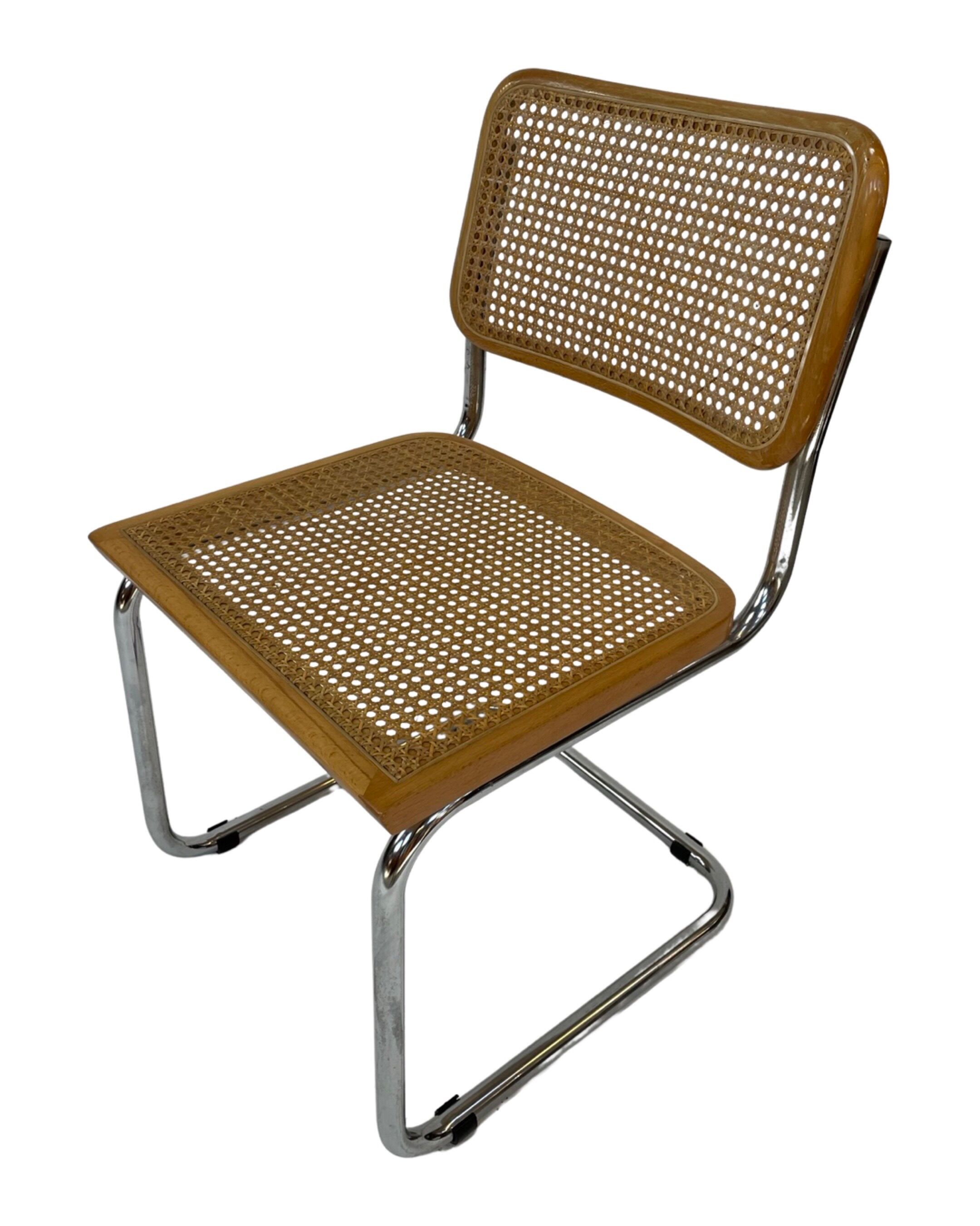 Cesca design chair b32 model in chrome