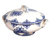 Ironstone soup tureen from the 19th century.