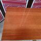 Vintage bedside table, mahogany veneer and tapered legs