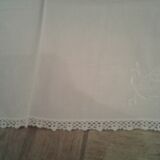 Set of 8 cotton towels and cotton lace