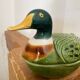 Terrine vintage barbotine canard (Michel Caugant)