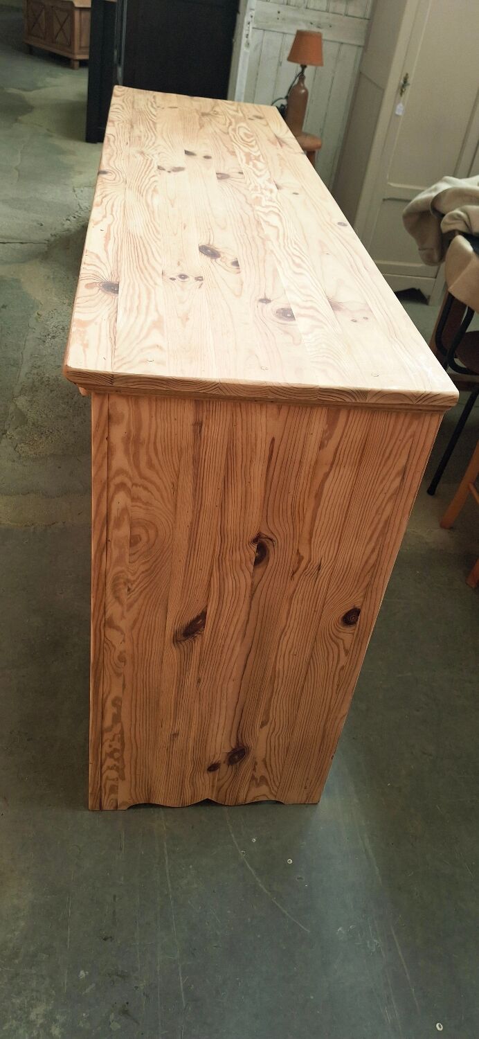 Open buffet in fir wood