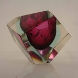 Italian Sommerso Murano Glass Ashtray by Flavio Poli, 1960s