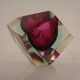 Italian Sommerso Murano Glass Ashtray by Flavio Poli, 1960s