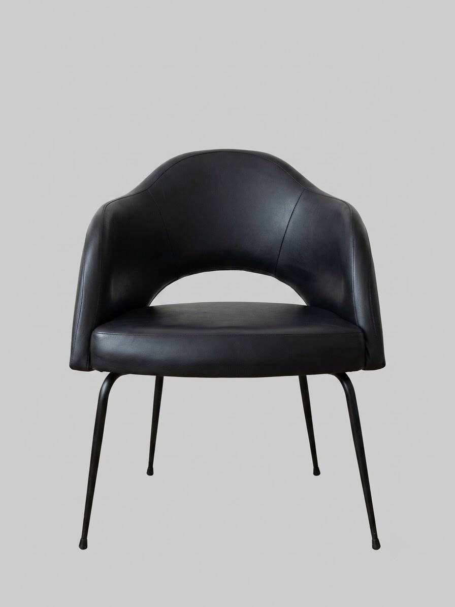 Fauteuil vintage en cuir
