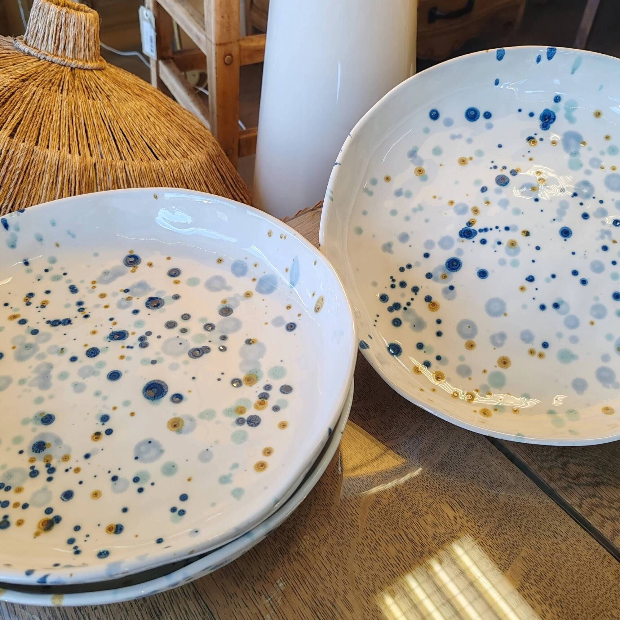 Plat rond et creux - Terrazzo Onyx