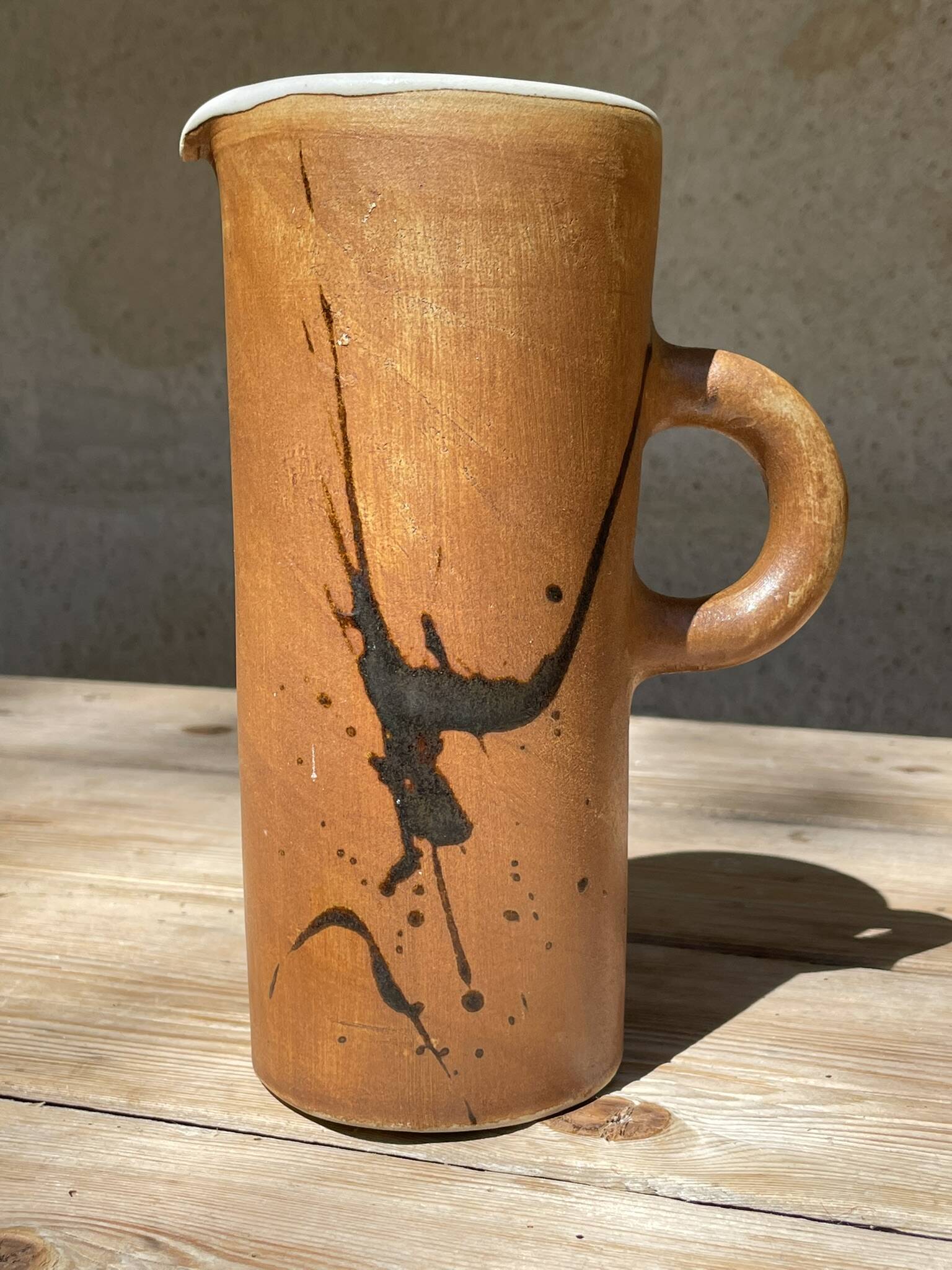 Ceramic pitcher Atelier Colombe Vallauris