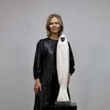 Marble Sculpture by Paul Simons, 1980s