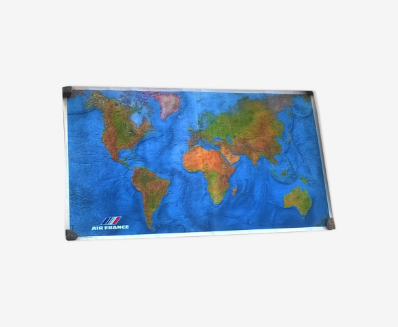 Planisphere Air France Vintage 4 X 116 4 Cm Selency Planisphere Air France Vintage 4 X 116 4 Cm Selency