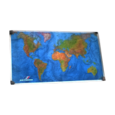 Planisphère Air France vintage 204 X 116,4 cm