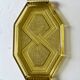 Art Deco molded glass dish