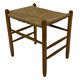 Vintage Stool Danish Papercord Rope Stool Mid Century Ottoman