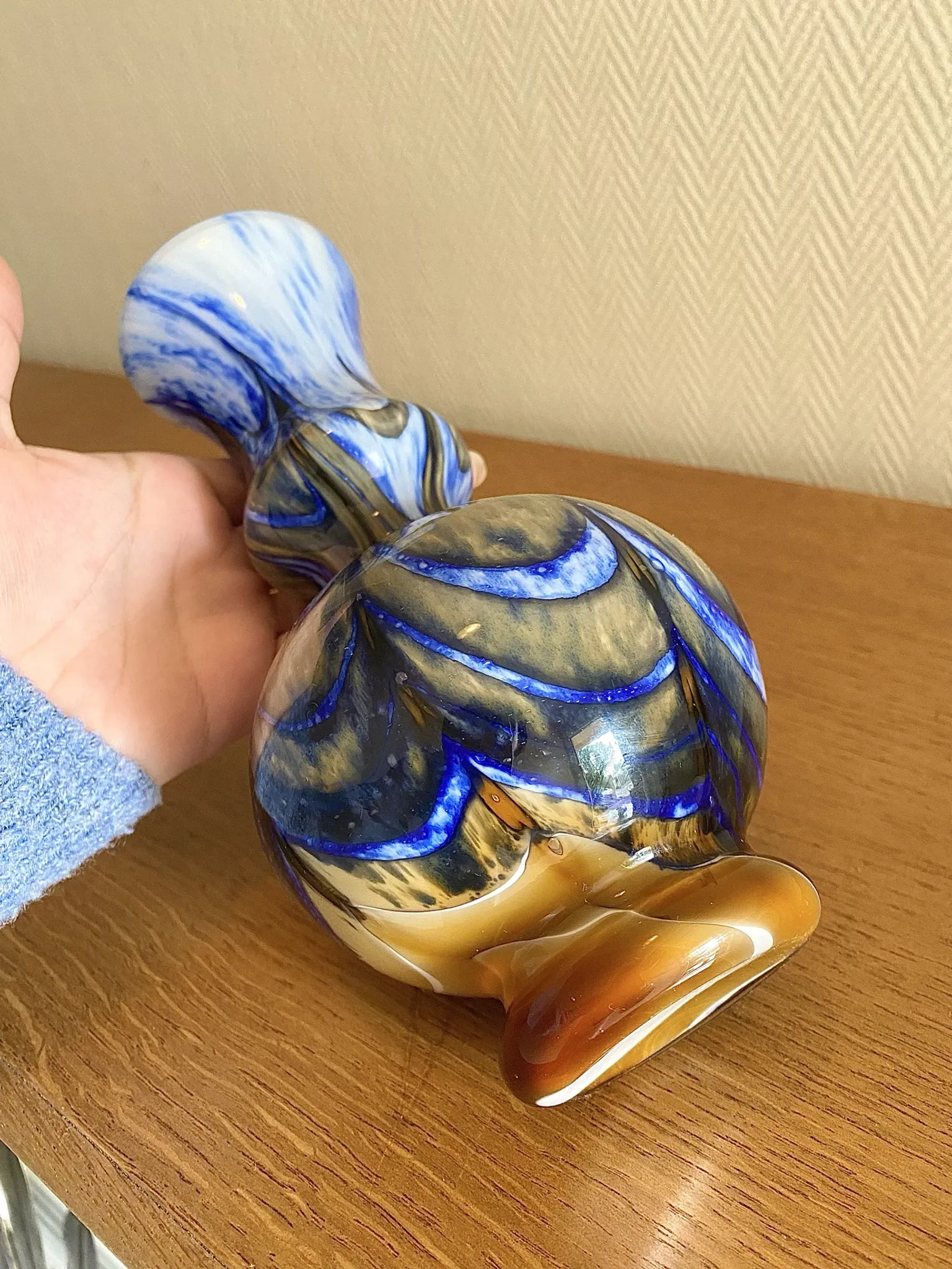 Mid-century Murano vase by Carlo Moretti