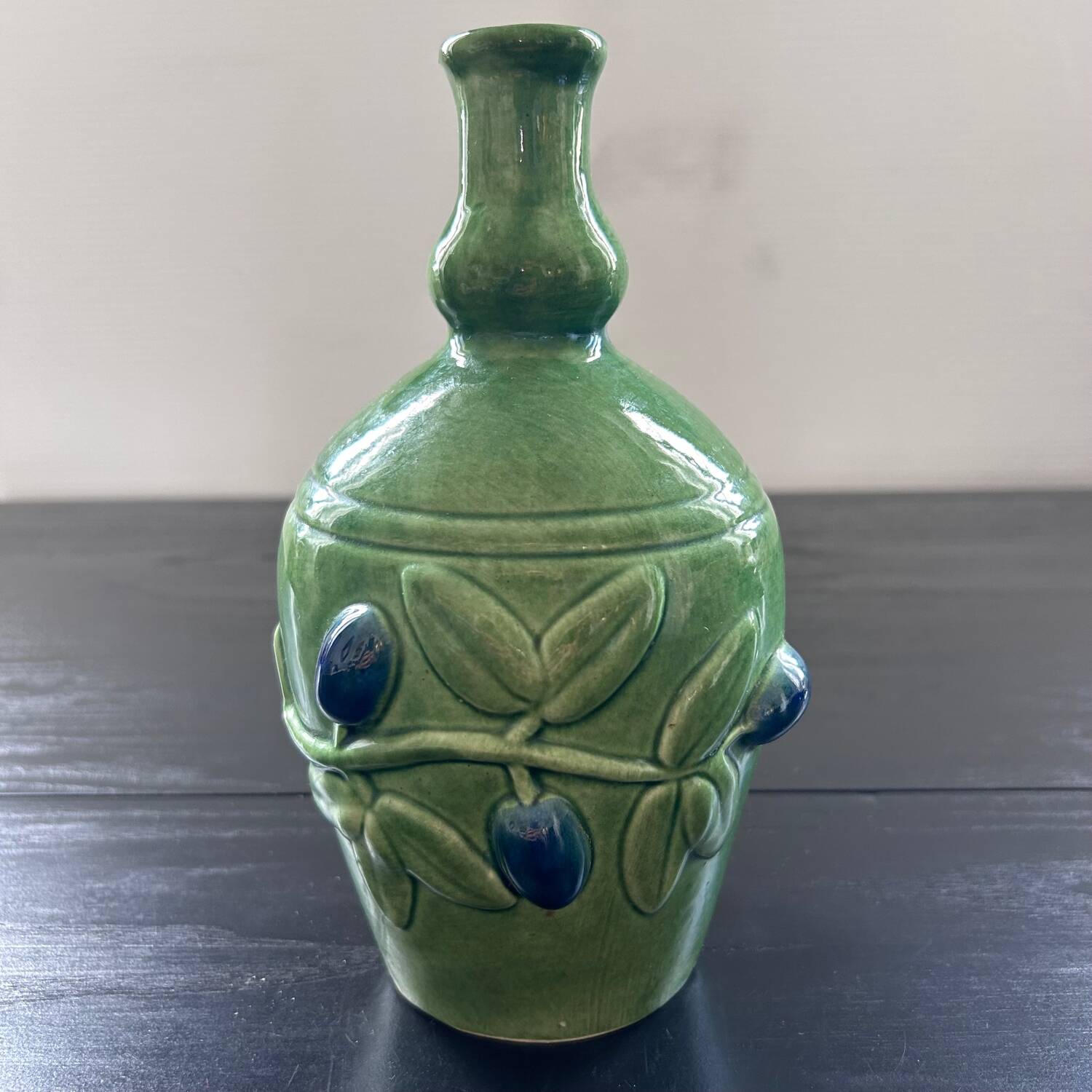 Bouteille provençale décor olives