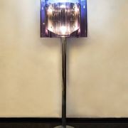 Space age plexiglas floor lamp Italia Anni '70