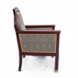 A pair of armchairs, Northern Europe, circa 1870.