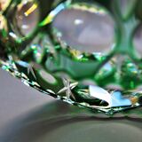 Baccarat cut crystal basket