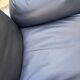 Armchair Arketipo Model Jupiter polyurethane shell grey beige black leather