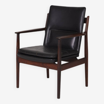 Fauteuil en cuir Arne Vodder