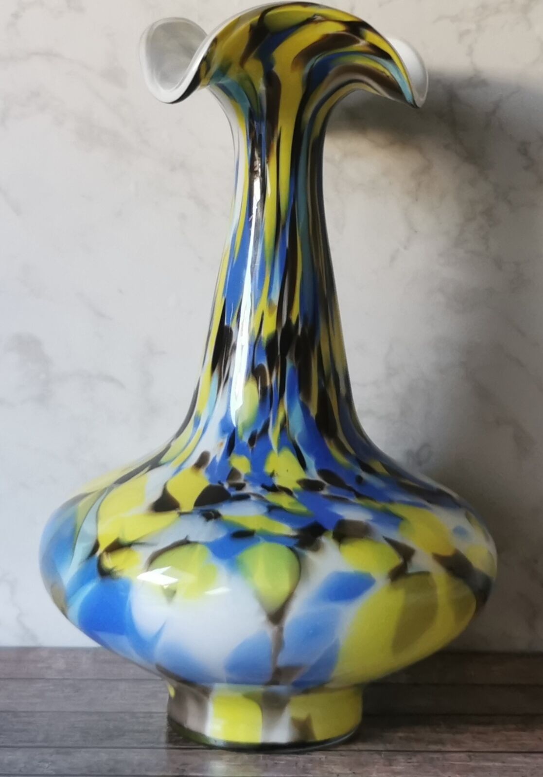 Murano blown glass vase