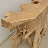Teak root console