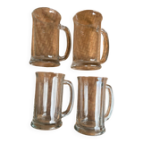 Four vintage mugs