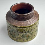 Small vintage ceramic vase by Aldo Londi for Bitossi, Italy, 1970s.