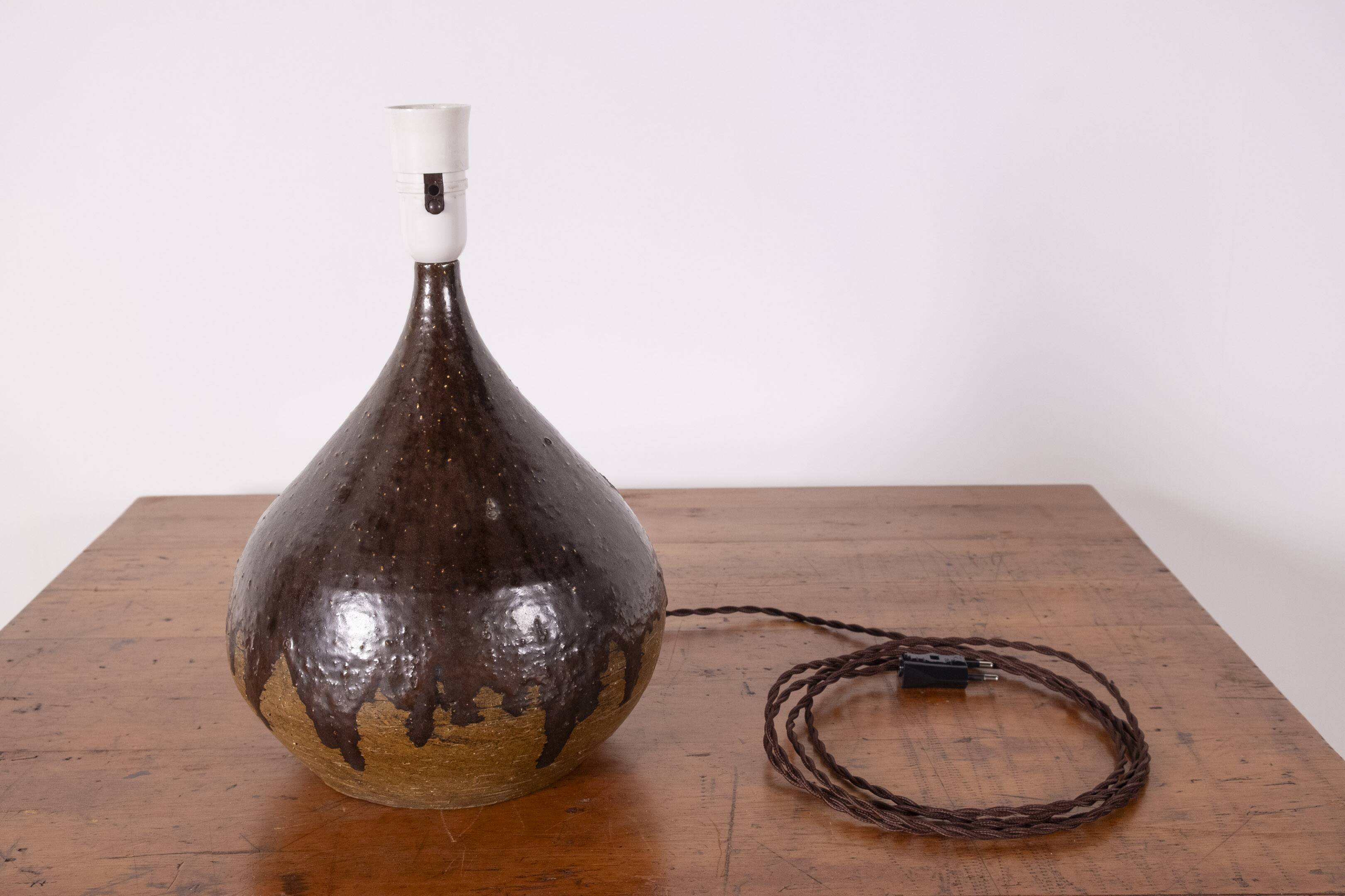 Lampe de table en céramique Flemming Ross, Danemark, années 1960