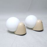 Pair of ball wall lights