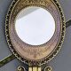 Vanity mirror/face hand or table, oval. baroque/shabby chic style