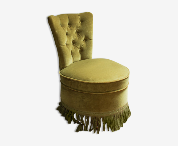 Fauteuil crapaud olive | Selency