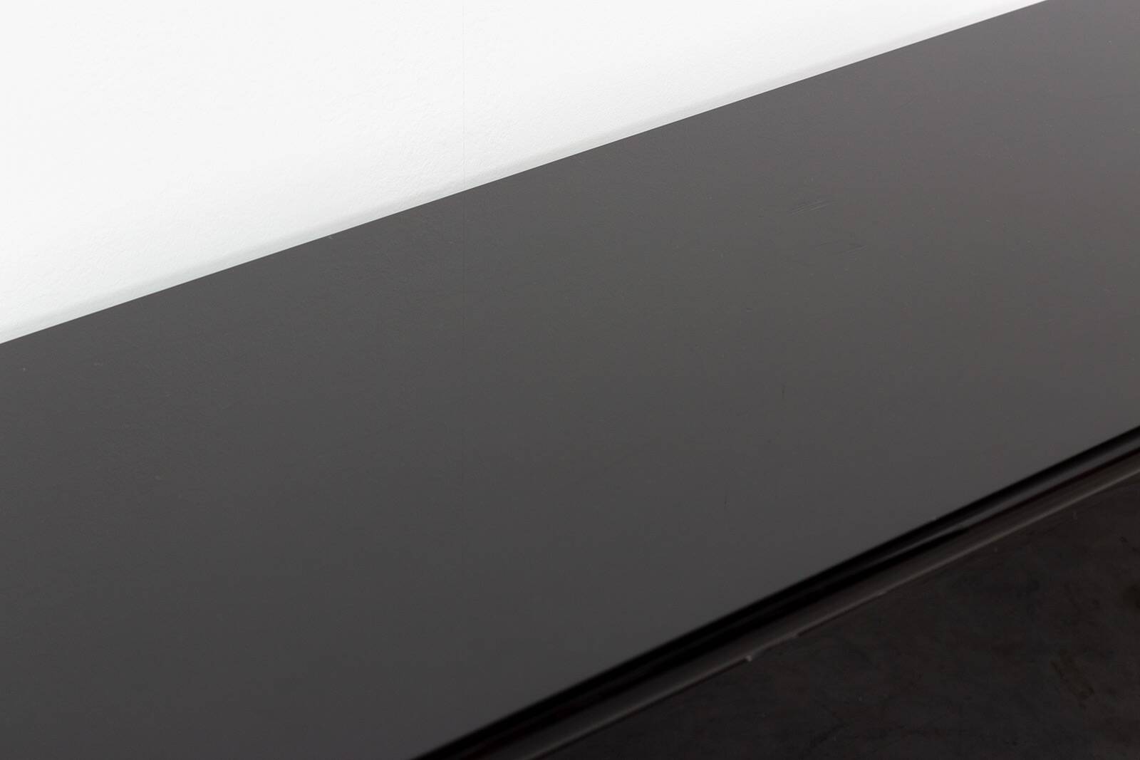 Giotto Stoppino for Acerbis Black Sheraton Sideboard Italy 1980s