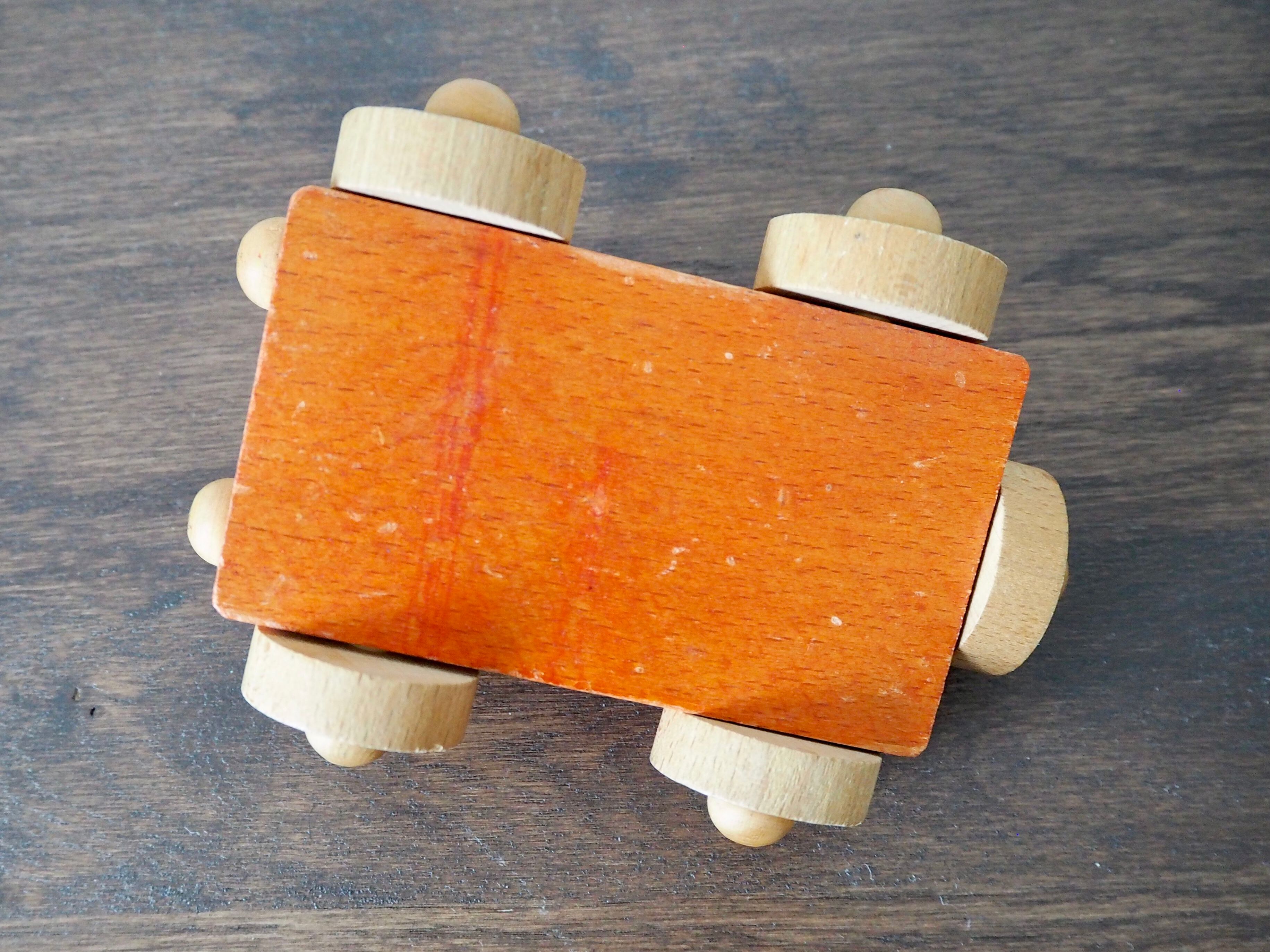 Small wooden car