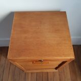Low sliding curtain cabinet