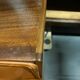 Paire de fauteuils Art Déco en cuir. Années 40.