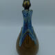 Carafe à liqueur Denbac bleu et chocolat